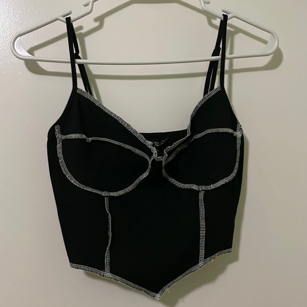 black tank top